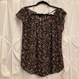 LC Lauren Conrad Floral Blouse
